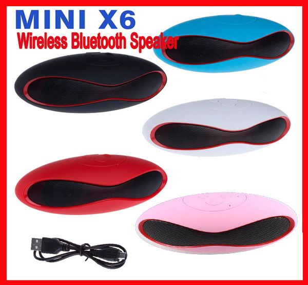 

оптовая x-6 qfx bluetooth динамик x6 регби портативный беспроводной bluetooth стерео динамик x6u громкой v3.0 дикторов с картой тф диска у