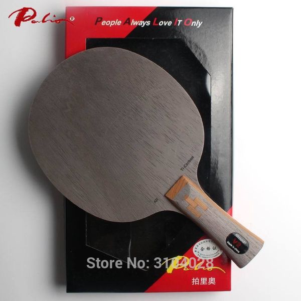 

wholesale- palio official v-2 v2 table tennis balde carbon+ ti blade fast attack with loop with high elastic table tennis racket hollow