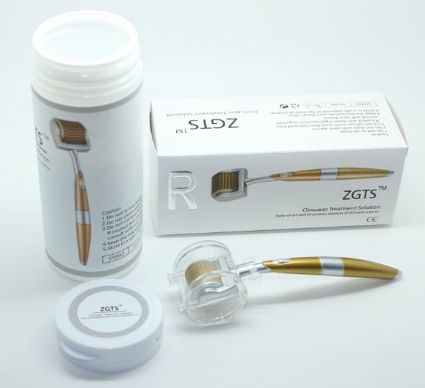 

zgts titanium derma roller micro needle therapy skincare acne scar freckle