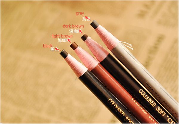 

4 colors mix pull brow pencils waterproof eyebrow pencil easy to color eyebrow pencils beauty tools