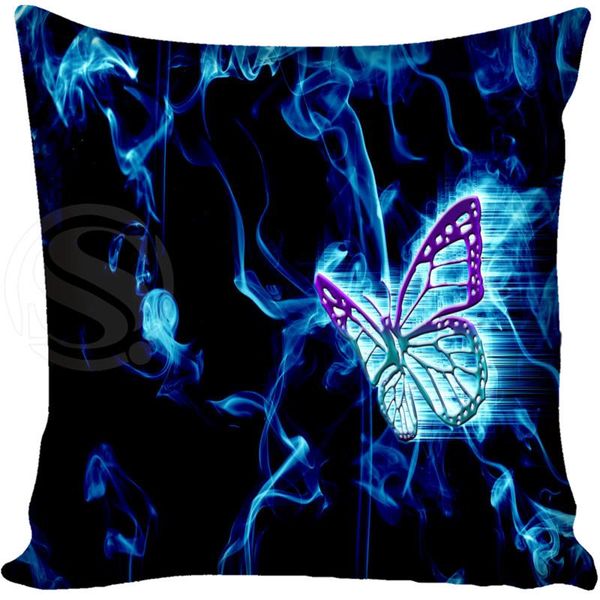 

wholesale- pillow case g0309 custom square pillowcase butterfly pillow cover zippered ing