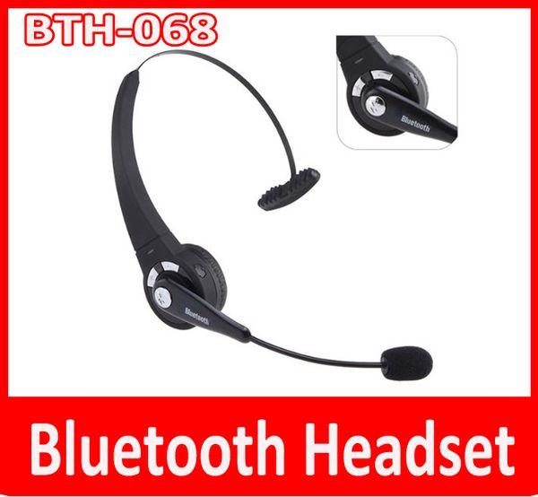 

bluetooth headset bth-068 for cell phone ps3 trucker bluetooth v2.1 headset 2.4g ism band plus noise canceling handsfree
