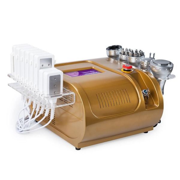

7in1 40k cavitation multipolar lipo la er multipole rf photon vacuum fat cellulite limming alon machine