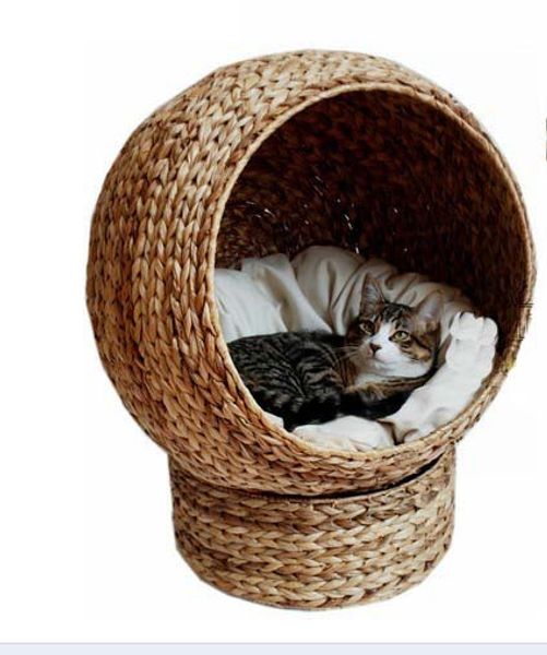 

cozy natural banana leaf cat cave , pet product cat toy cat tree cat furniture wholesale