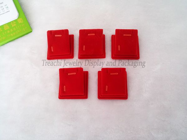 

5pcs x red velvet jewelry display stand magnetic pad sheet holder display for earring display, Black;white