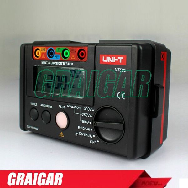 UNI-T UT525 Electrical Insulation Tester+RCD Tester+Continuity+VAC//DC 4 in 1
