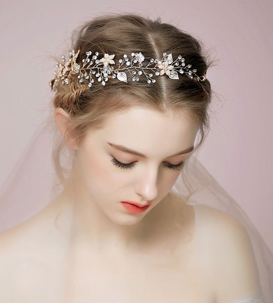 Cheap Wedding Hair Vines For Brides Tiaras Bridal Accessories Hair