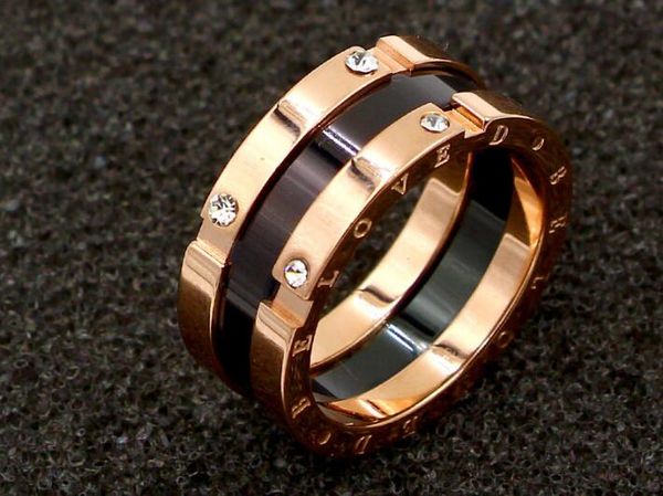 

Южная Корея титана стали ювелирные изделия черный розовое золото дикий разрыв че