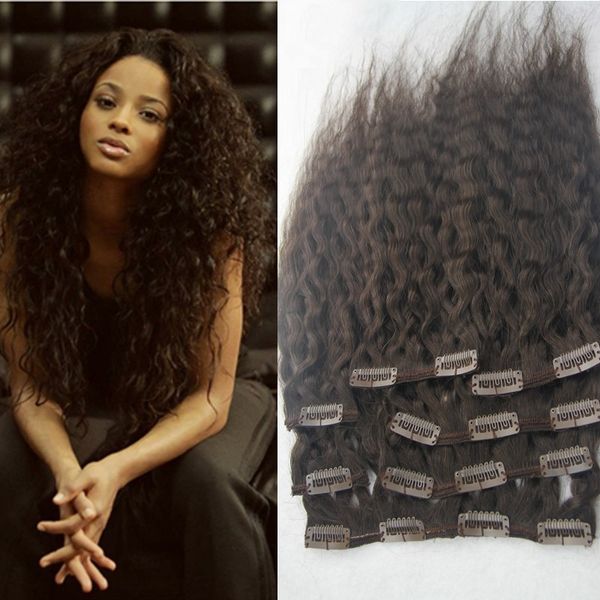 Brazilian Afro Kinky Curly Hair Clip In Extensions African