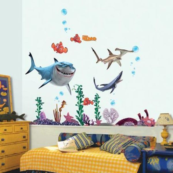 Finding Nemo Wall Sticker Removable Vinyl Mural Nursery Kids Room Decor Decals Wall Wear Removable Stickers Wall Word Art From Gldz55555 4 6