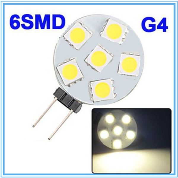 1W 3W 4W 5W 6W G4 LED 5050 SMD Lampadina LED 180 gradi Bianco Faretto a luce bianca calda sostituire la luce alogena Paesaggio