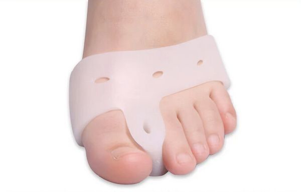 100 adet Silikon Jel ayak parmakları Ayak Ayırıcı başparmak valgus koruyucusu Bunion ayarlayıcı Halluks Valgus Guard ayak bakımı