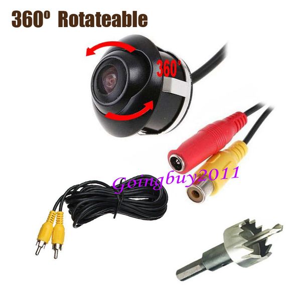 

waterproof hd reversing camera 360Â° rotateable for car bus parking rear view