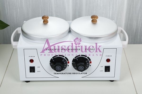 

eu tex double pots wax warmer heater dual salon facial skin equipment spa