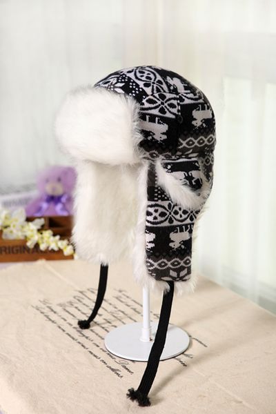 

wholesale-s plus russian ushanka hats winter bomber men women outdoor cotton touca masculina pile coating warm earflap snow forward caps, Blue;gray