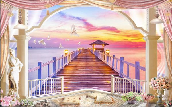 

wallpapers for living room warm sea view room sunset sea wallpaper