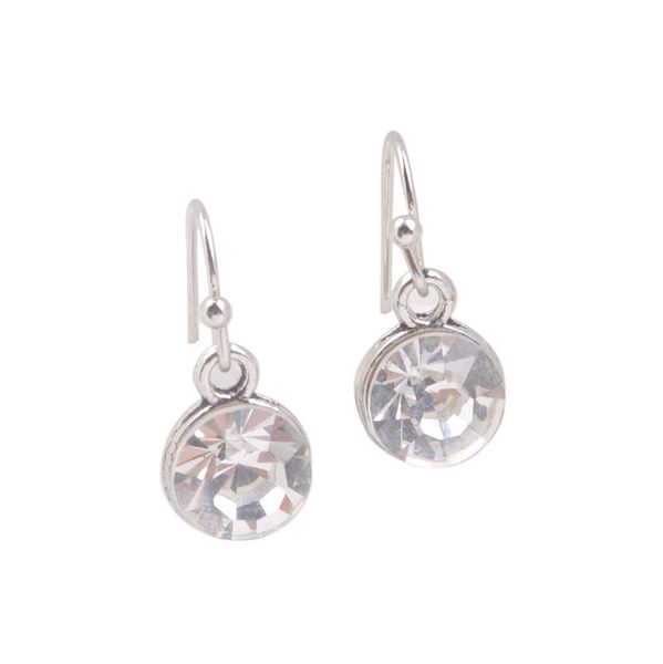 

Новое прибытие 12 пар мода сплава металла серьги на крючках серебряный тон апрель