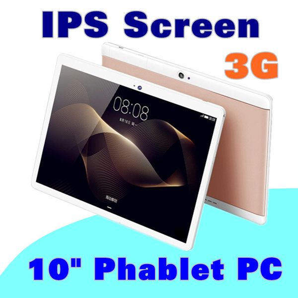 

10x 2017 dhl 10 inch mtk6580 ips capacitive touch screen dual sim 3g tablet phone pc tablet 10 inch android 6.0 g-10pb