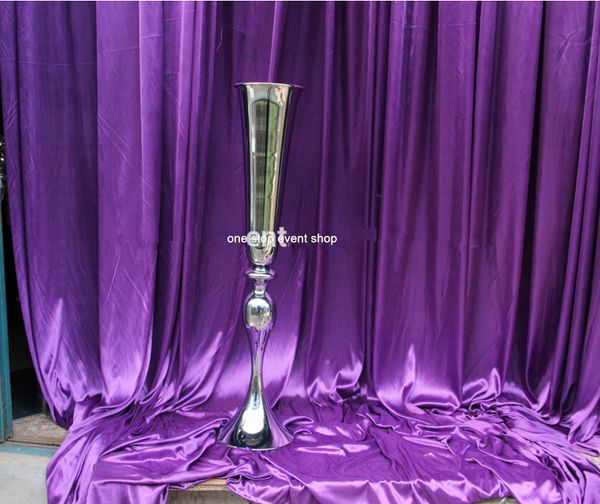 vaso di vetro alto vaso di fiori di cristallo all'ingrosso vasi di vetro martini centrotavola