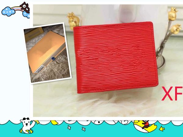 

hot New designer Fashion with box luxury brand wallet High Quality Leather Men short and long Wallets Famous Brand Man purse