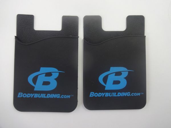 

promotional gift 3m sticker silicone wallet credit card holder cell phone holder manufacturers for cell phone for samrtphone