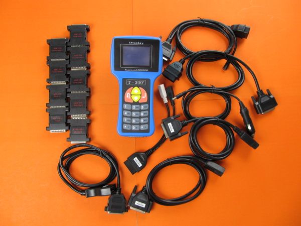 

t300 key programmer auto diagnostic tool t-code transponder blue for multi-cars 2 years warranty super quality
