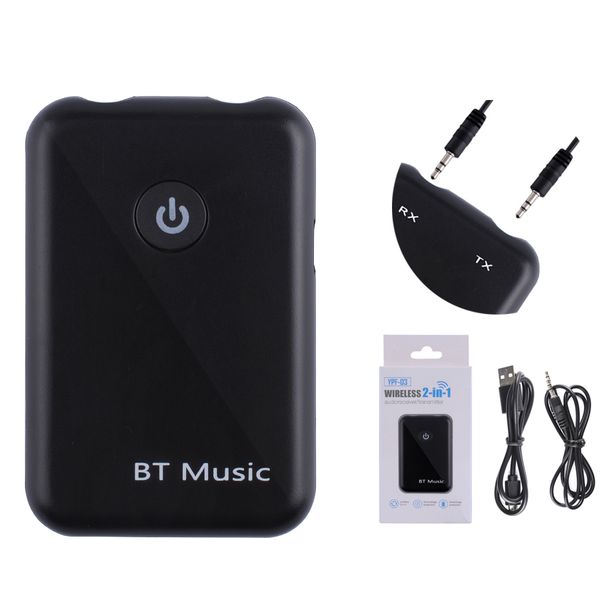 

Bluetooth V4.2 Transmitter Receiver 2-in-1 Wireless 3.5mm AUX Audio Adapter APT-X HD Sound Quality Lossless Transmission For Smart Phones