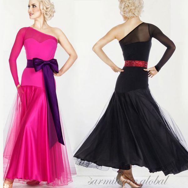 

ballroom waltz dresses stage wear rumba ballroom competition dress dance costumes standard dance dresses d0636 customize, Black;red