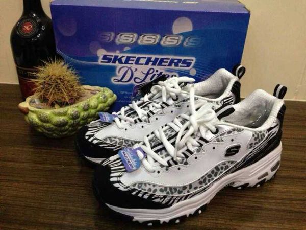 skechers d'lites 2 mens brown