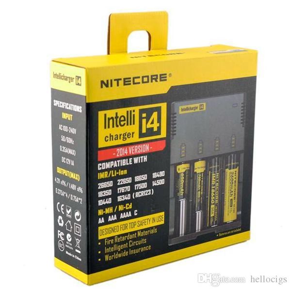 

оригинальные фонарь nitecore i4 универсальное зарядное устройство электронной сигареты электронные cigaretters зарядное устройство для 18650