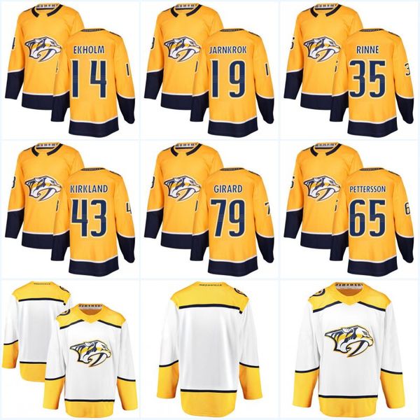

2018 new season nashville predators jersey 76 p.k. subban 74 juuse saros 73 alexander carrier 72 allard 70 tyler moy hockey jerseys, Black;red