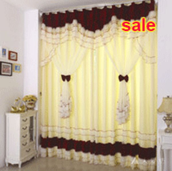 Wholesale Fashion Europe Gauze Window Curtain Size 400cm280cm Modern Curtains For Living