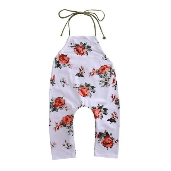 BABY PMER Summer Nexh Baby Girl Abbigliamento Halter Floral Floral Ganper Sunsuit Outfit Cash Cones Case One Piece Sue