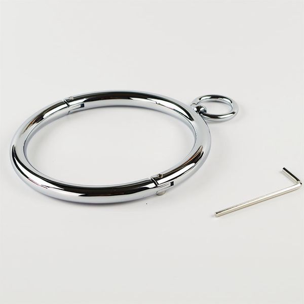 

leash restraint device locking equipmentjouets bondage add steel collar rope collar with ladies sexue slave o-ring bondage rolled eqxm