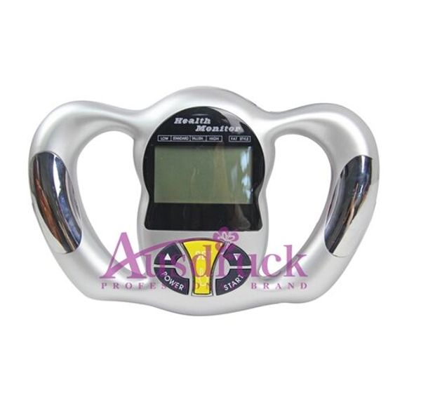 Handheld BMI tester saúde monitor de peso corporal analisador de gordura lcd 5 figura de tipo de corpo