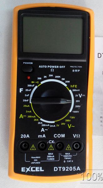 

lcd digital multimeter ac dc ohm volt meter