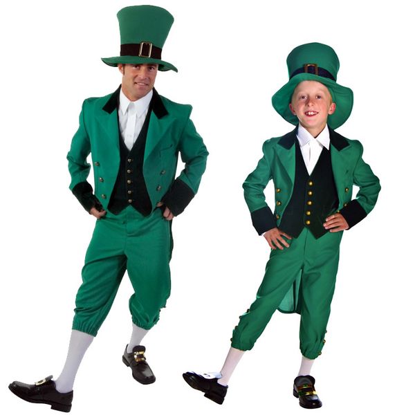 Leprechaun Ragazza Costume Costume Tutte Le Età