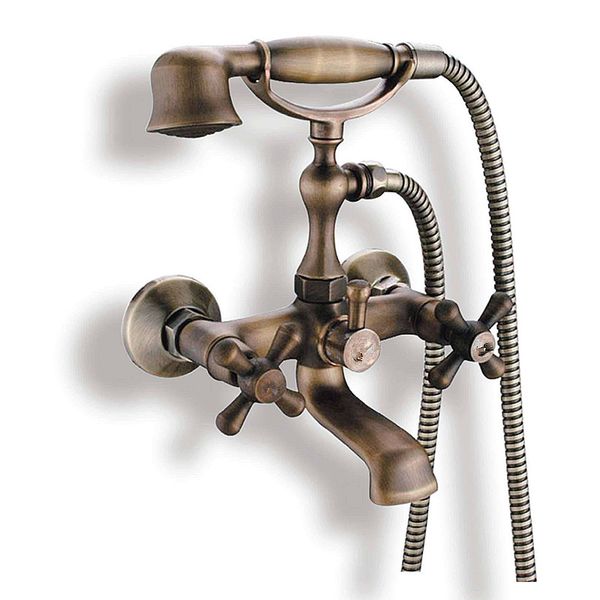 2019 Phasat Brass Finish Telephone Antique Bathtub Faucet With