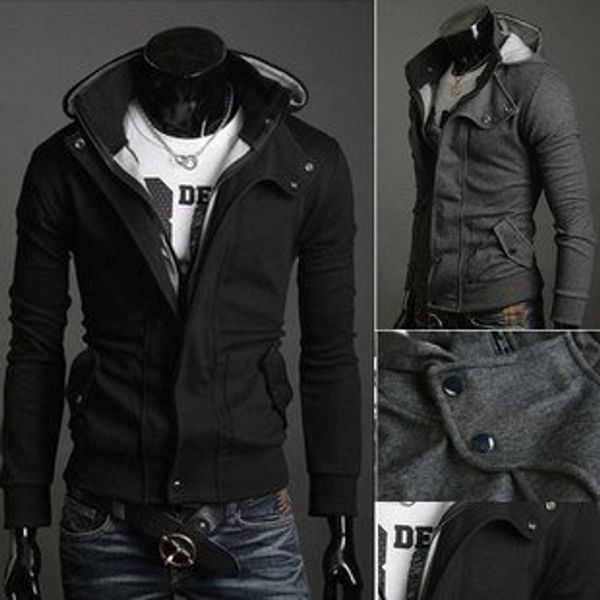 

New coats men outwear Mens Special Hoodie Jacket Coat men clothes cardigan style jacket free shipping