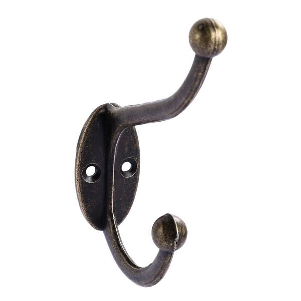 10 Teile Metall Antik Bronze Wandtür Schlüsselhaken Hänger für Hut Mantel Tasche