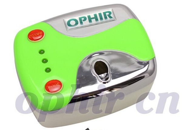 

ophir nail tools 0.3mm airbrush kit mini air compressor for nail art stencils & nail polish & bag &cleaning brush set, Silver