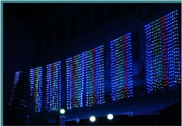 

4m * 3m 400 led lights curtain lights lighting 8ac110v-220v mode marriage fairy waterproof outdoor lights
