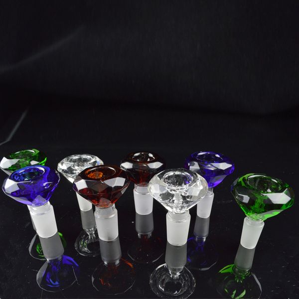 

Алмазный мужской Бонг чаши 14 мм 18 мм чаша пьянящий цветные 18.8 мм 14.4 мм стеклянные чаши для водопроводов буровых установок многоцветный стеклянная чаша