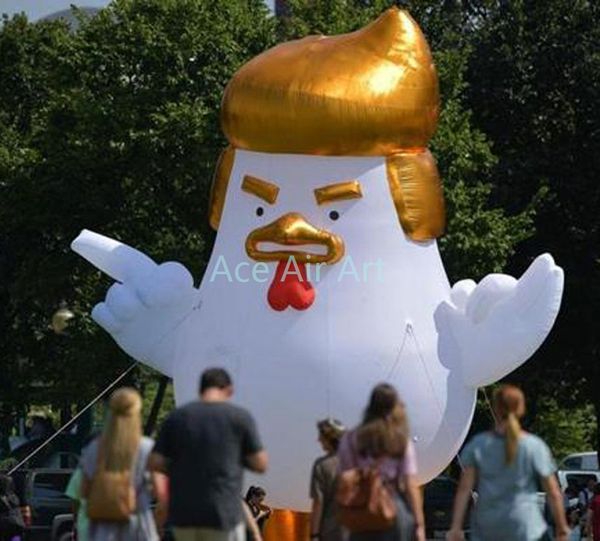 

Oxford fabric golden hair animal outdoor cenic pot giant inflatable cock