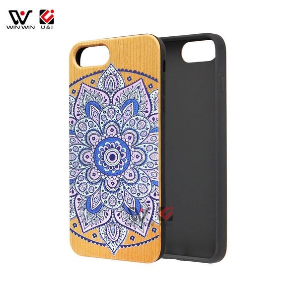 Capas de telefone para iphone 8 7 6 mais 11 12 pro máximo 2021 moda madeira natural 3d sublimação design personalizado gravado tampa traseira casca grossista