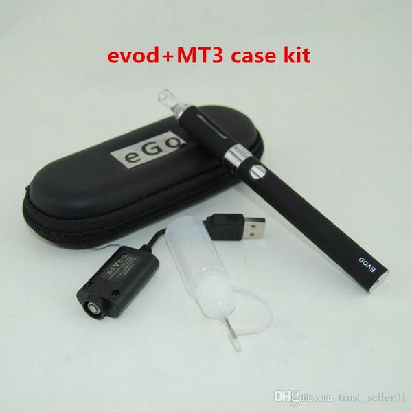 

mt3 650mah eovd kit electronic evod evod cigarettes case kits starter 1100mah 900mah batteries battery vaporzizer ego mt3 dhl pens kit bmca