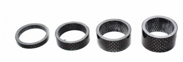 

4 шт./лот полный 3 к углеродного волокна дорожный велосипед гарнитура распорка гор