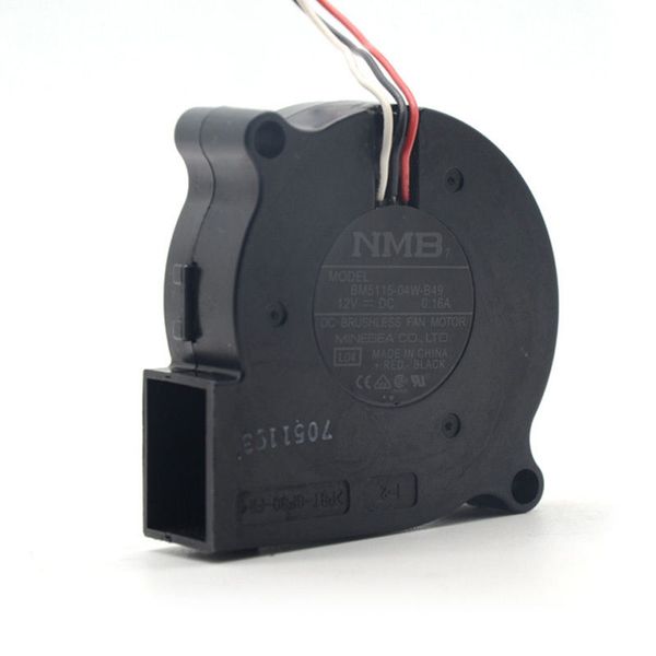 

nmb bm5115-04w-b49 5015 12v 0.16a dc blower fan,server fan,cooling fan