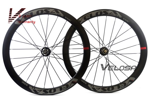 

Velo a di c 50 road di c brake carbon wheel et 50mm clincher tubular 700c road bike wheel cyclocro wheel