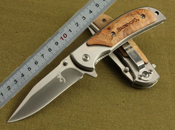 Browning 338 Jagdmesser 440 Klinge 57HRC EDC Klappmesser Tasche Survival Camping Messer Messer neu in Originalverpackung